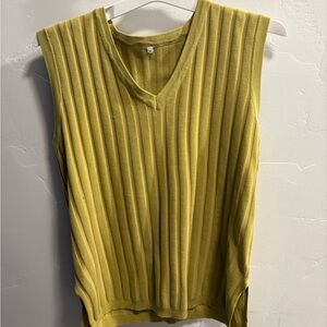 chartreuse vest